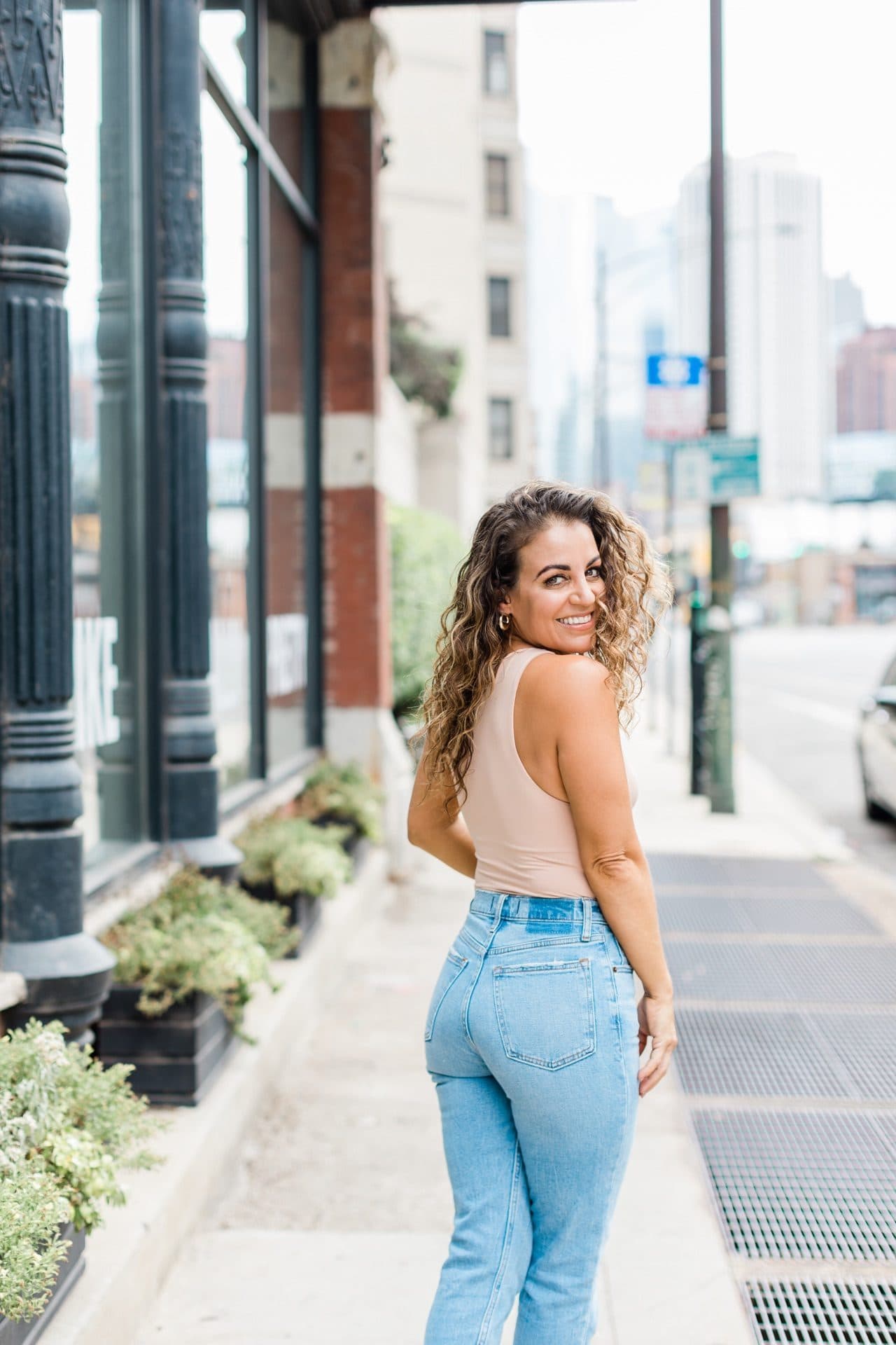 Glowout downtown Chicago photoshoot